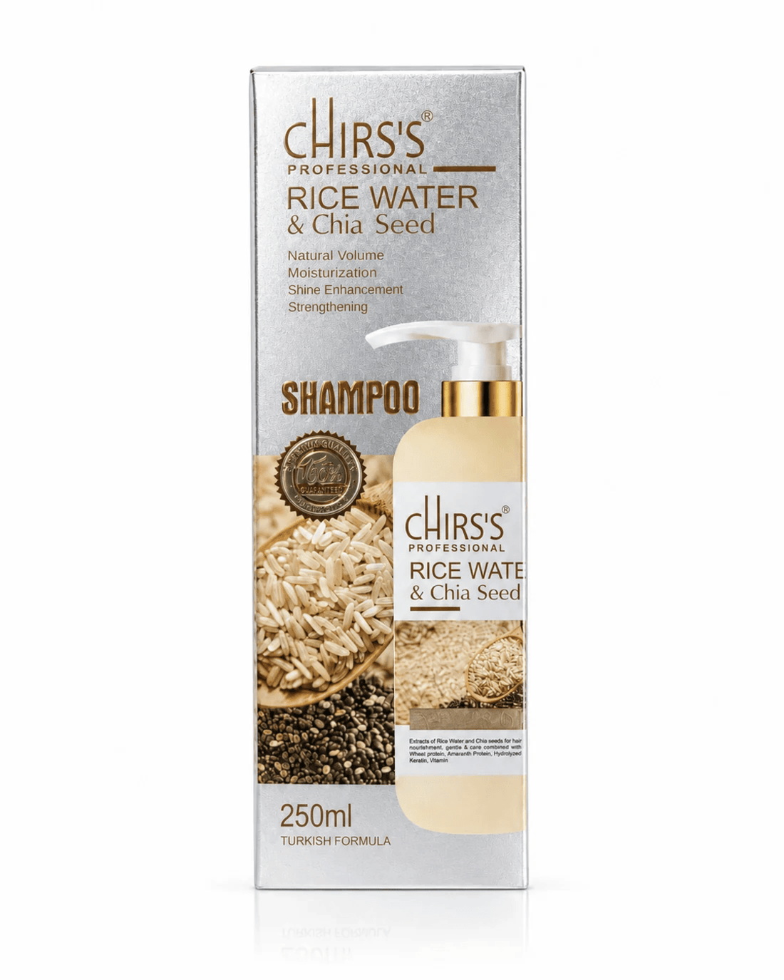 Rice Water & Chia Seed Shampoo - 250ml