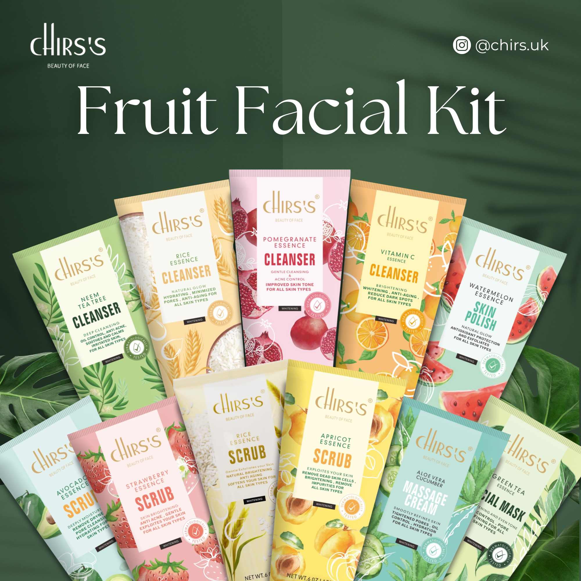 Chirs's Professional Skincare Series – 5-Piece Facial Set
