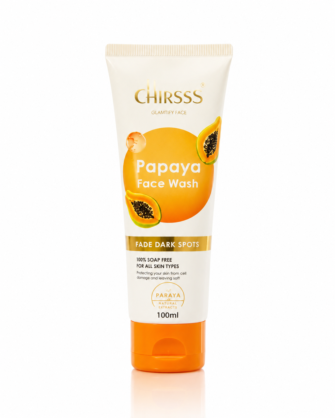 Chirsss Glamtify Papaya Face Wash 100ml – Fade Dark Spots