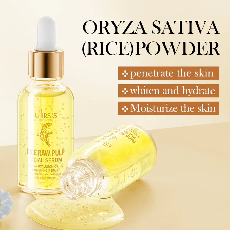 Chirs's Rice Raw Pulp Face Wash & Facial Serum Bundle