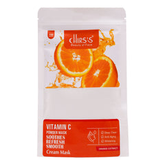 Chirs Vitamin-C Powder Mask Soothes Refresh & Smooth Skin -75GM