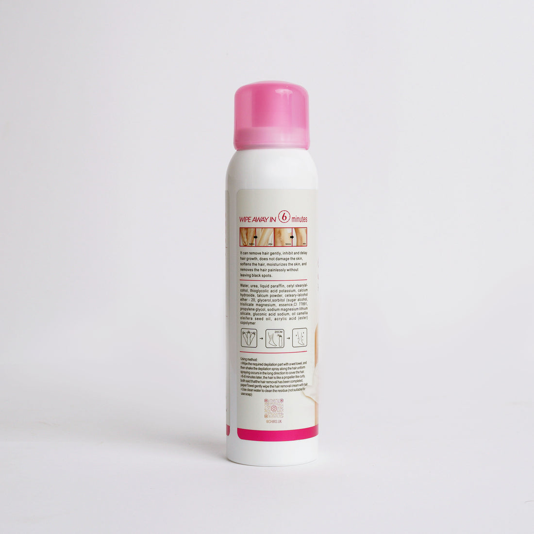 Chirs's Sensitive Hair Removal Spray Fast Effective & Painless For Legs & Body