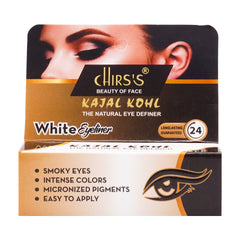 Chirs's Beauty Of Face Kajal Kohl The Natural Eye Definer Long Lasting 24Hours - White