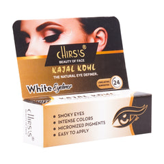 Chirs's Beauty Of Face Kajal Kohl The Natural Eye Definer Long Lasting 24Hours - White