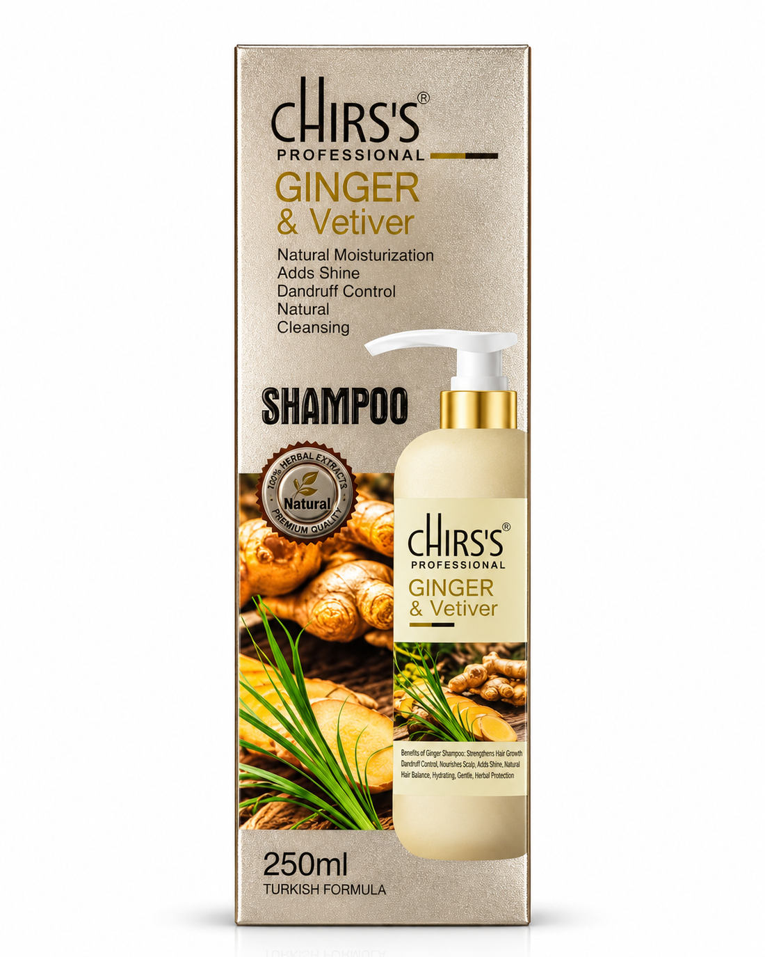 Ginger & Vetiver Shampoo - 250ml