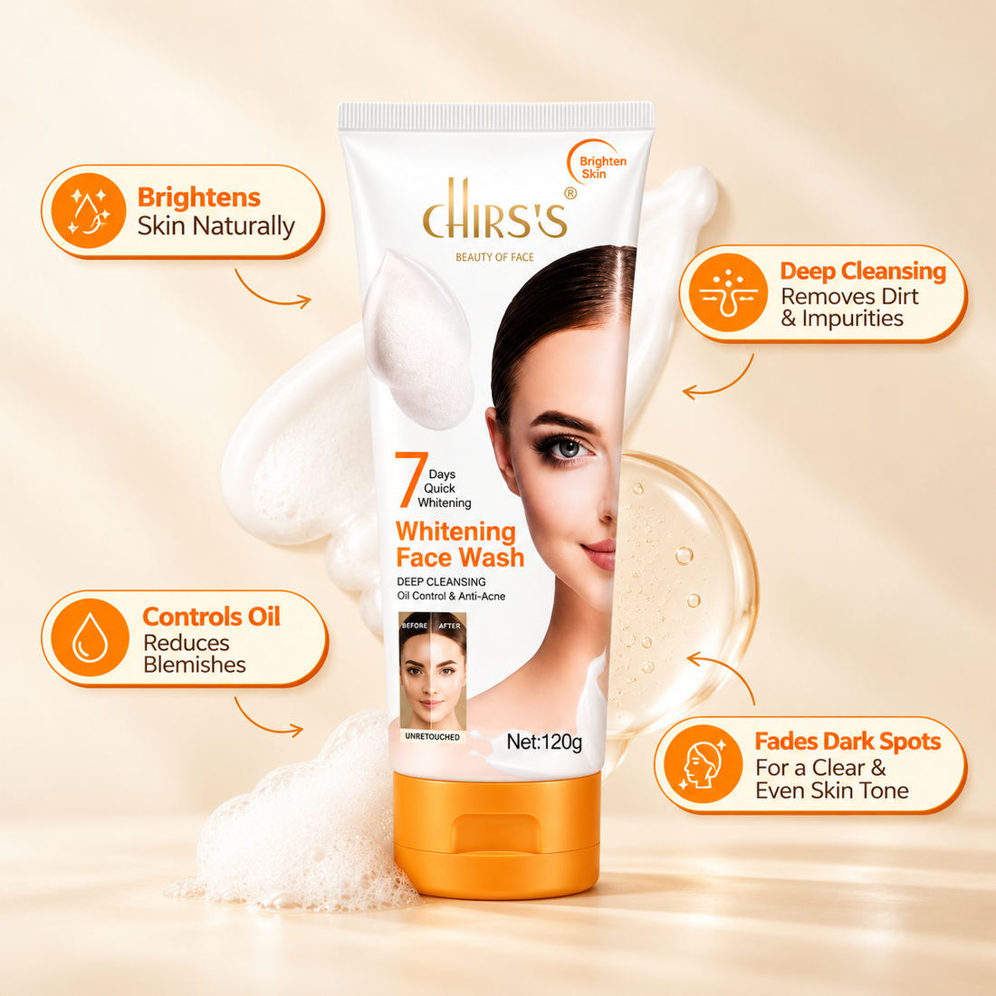 Whitening Face Wash – 120g