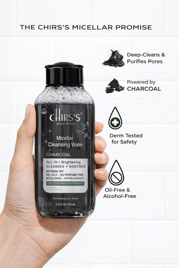  Chirs's Charcoal Micellar Cleansing Water - 125ml