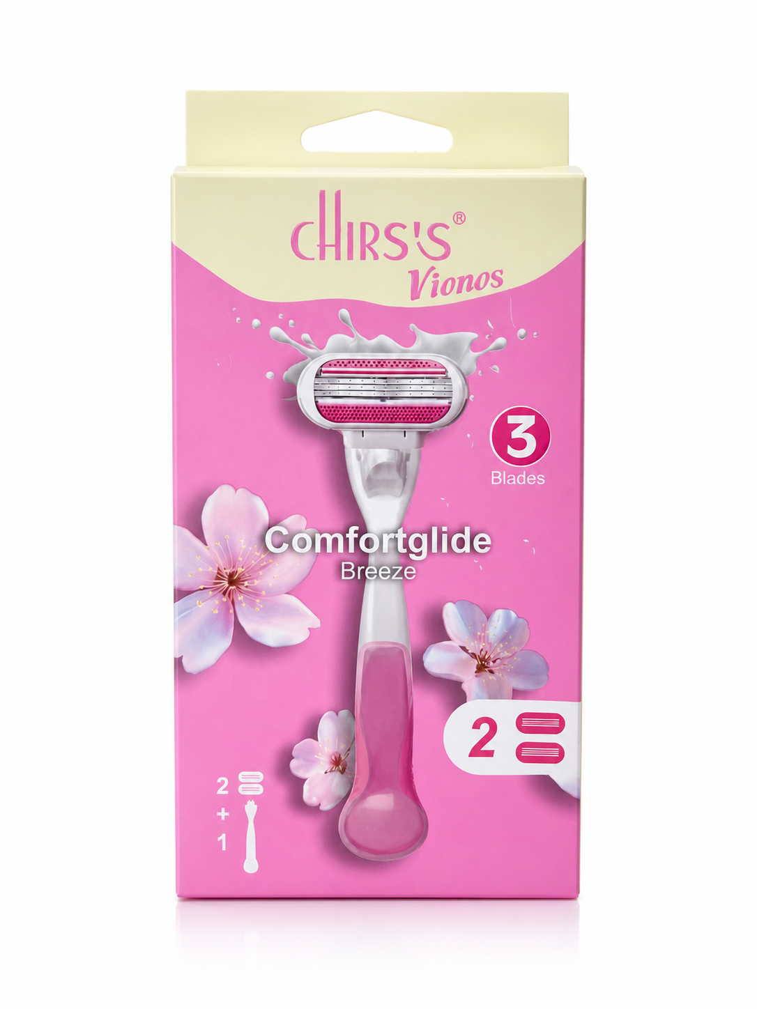 Chirs's Vionos Comfortglide Breeze 3-Blade Women's Razor