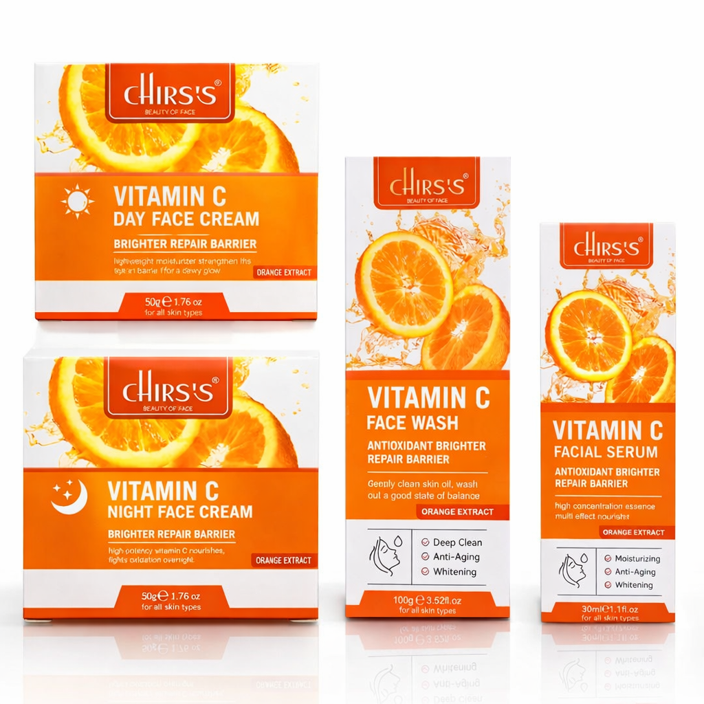 Chirs's Vitamin C 4-Piece Complete Skincare Bundle