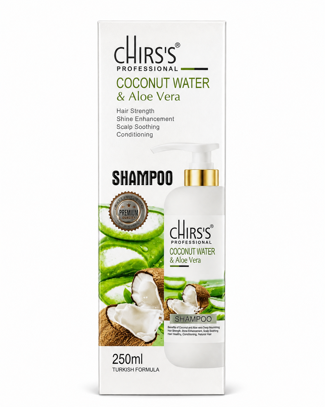 Coconut Water & Aloe Vera Shampoo - 250ml