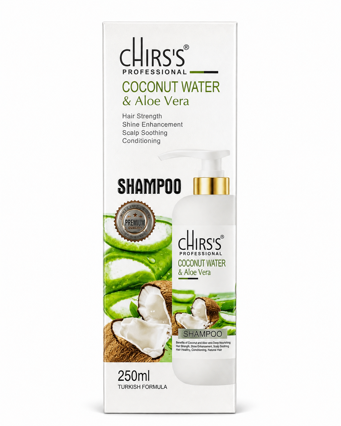 Coconut Water & Aloe Vera Shampoo - 250ml