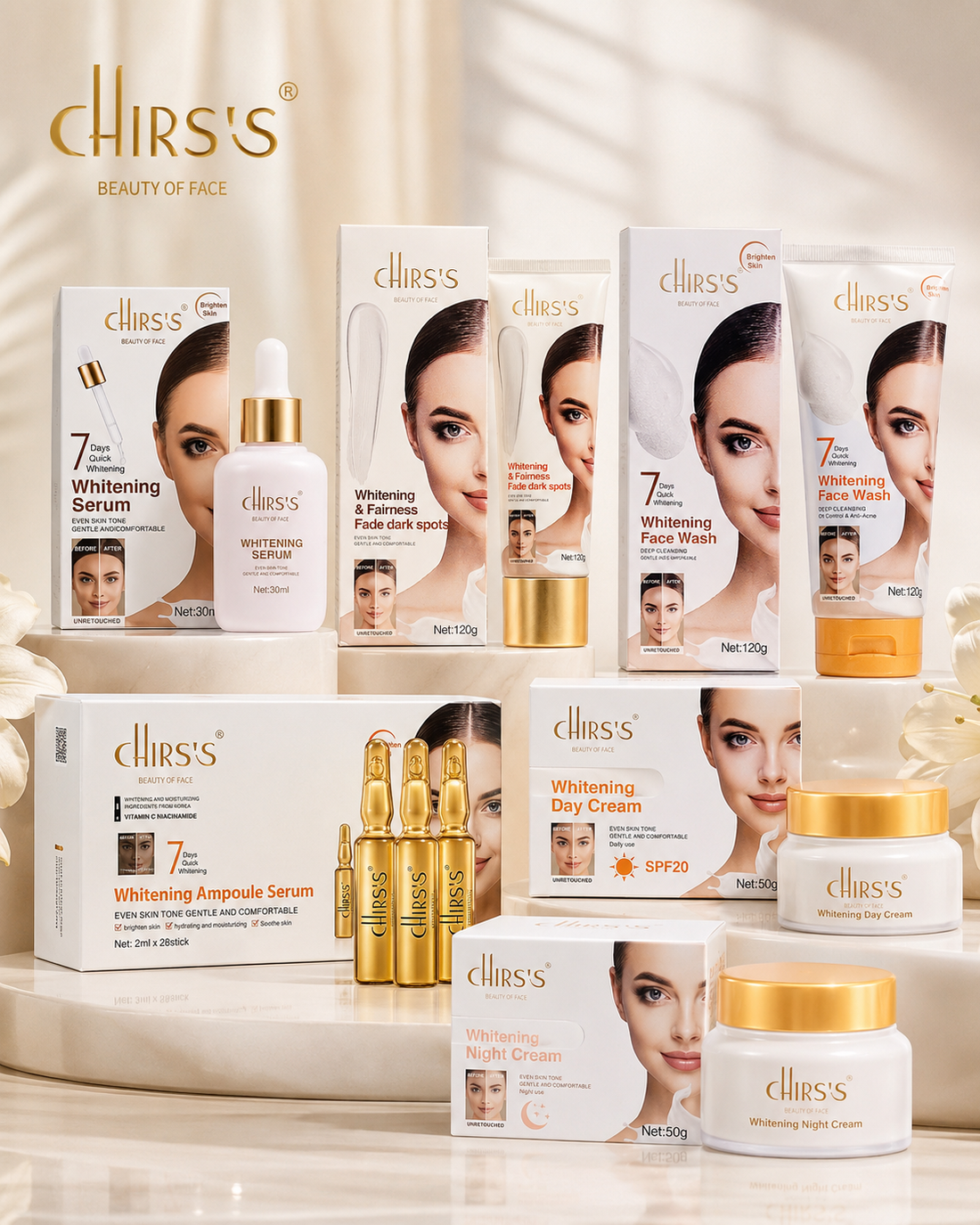 Whitening Skincare Bundle Pack of 6