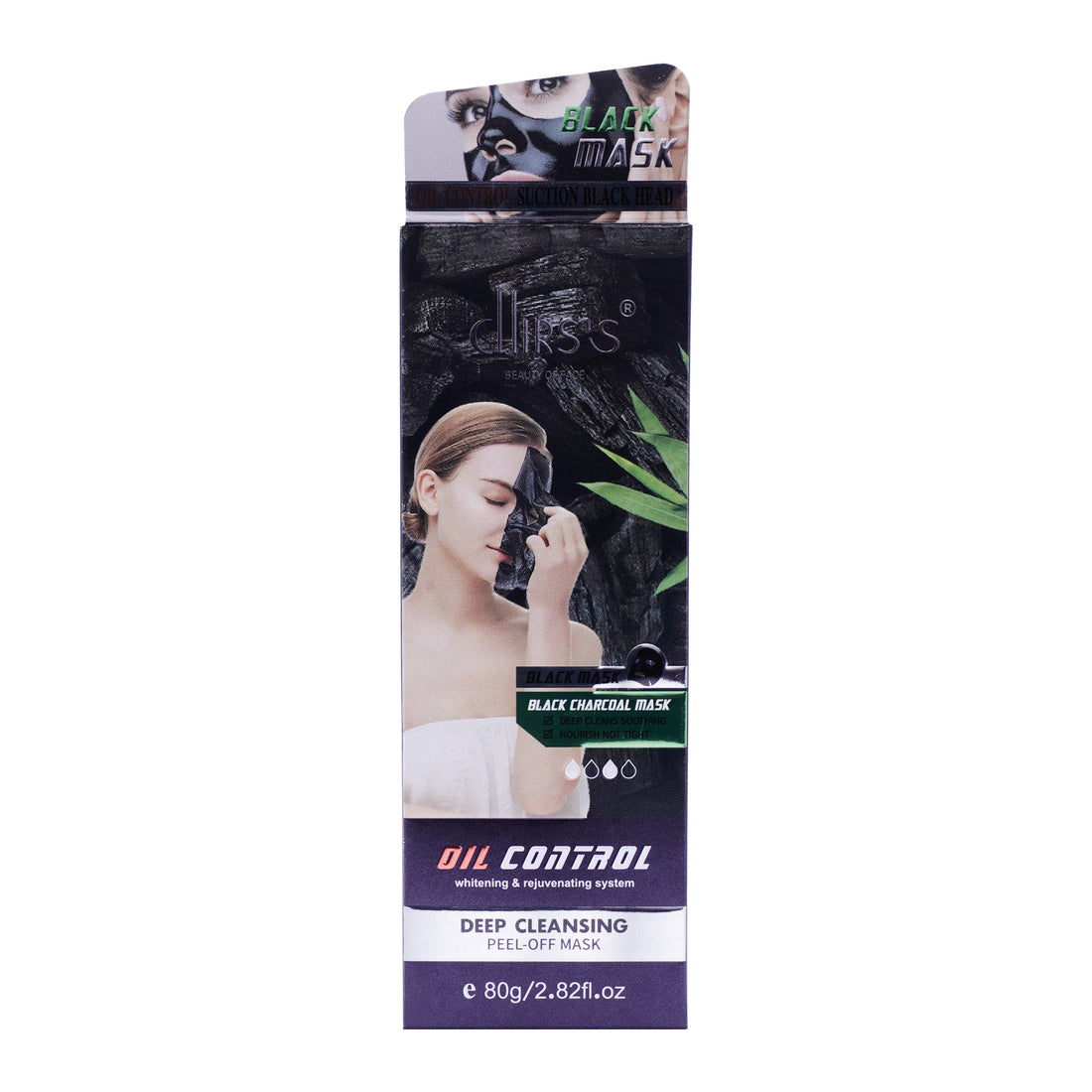 Chirs's Black Charcoal Deep Cleansing Peel-Off Mask 80g