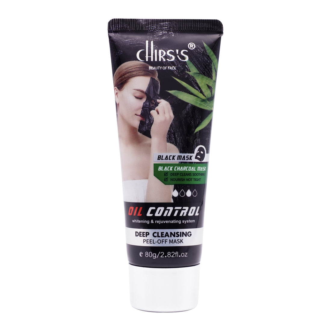 Chirs's Black Charcoal Deep Cleansing Peel-Off Mask 80g