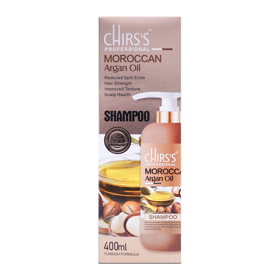 Chirs's Professional Moroccan Argan Oil Shampoo 400 ml