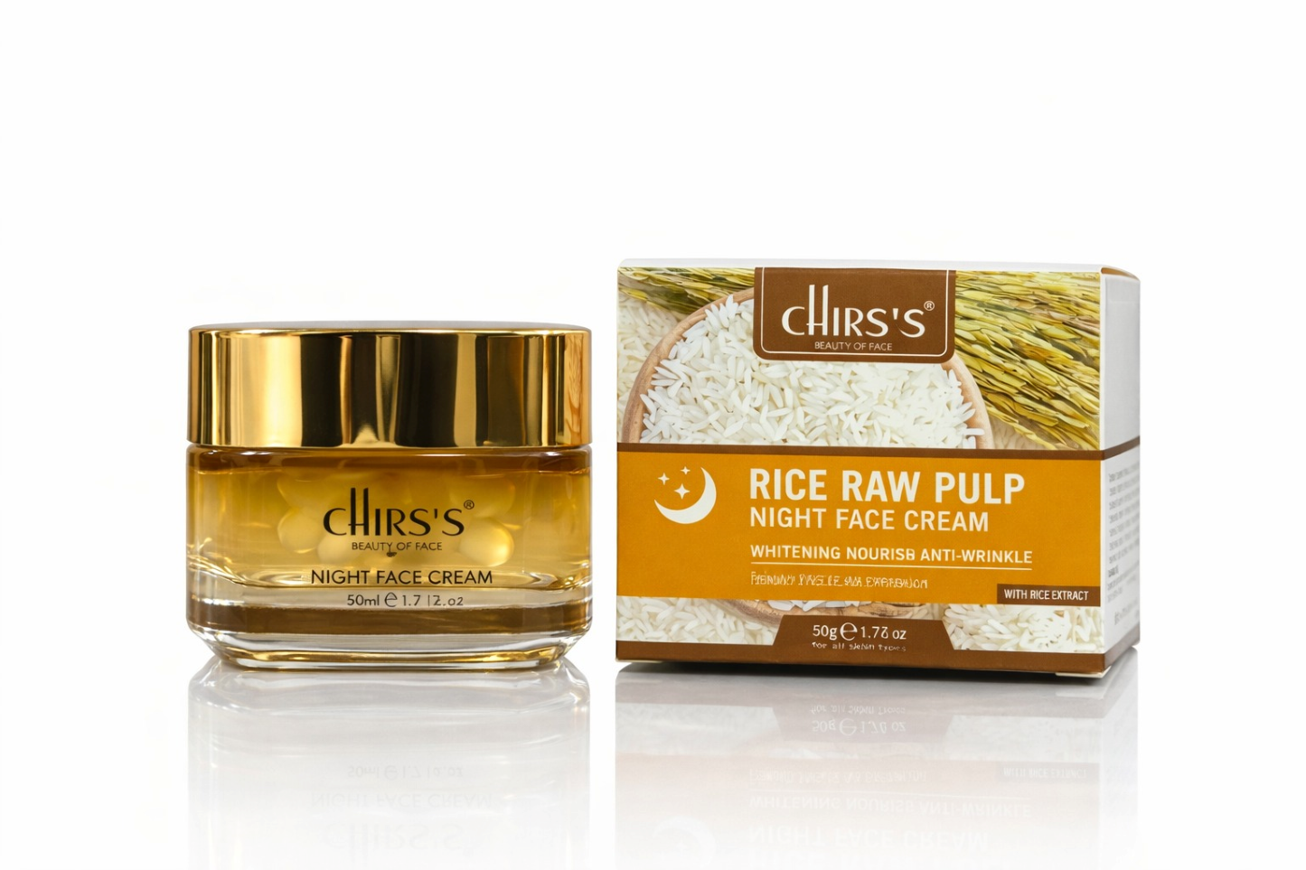 Chirs's Rice Raw Pulp Night Face Cream – (50g)