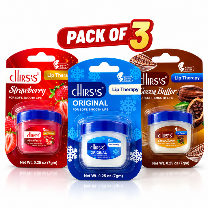 Lip Therapy Lip Balm Bundle – Pack of 3