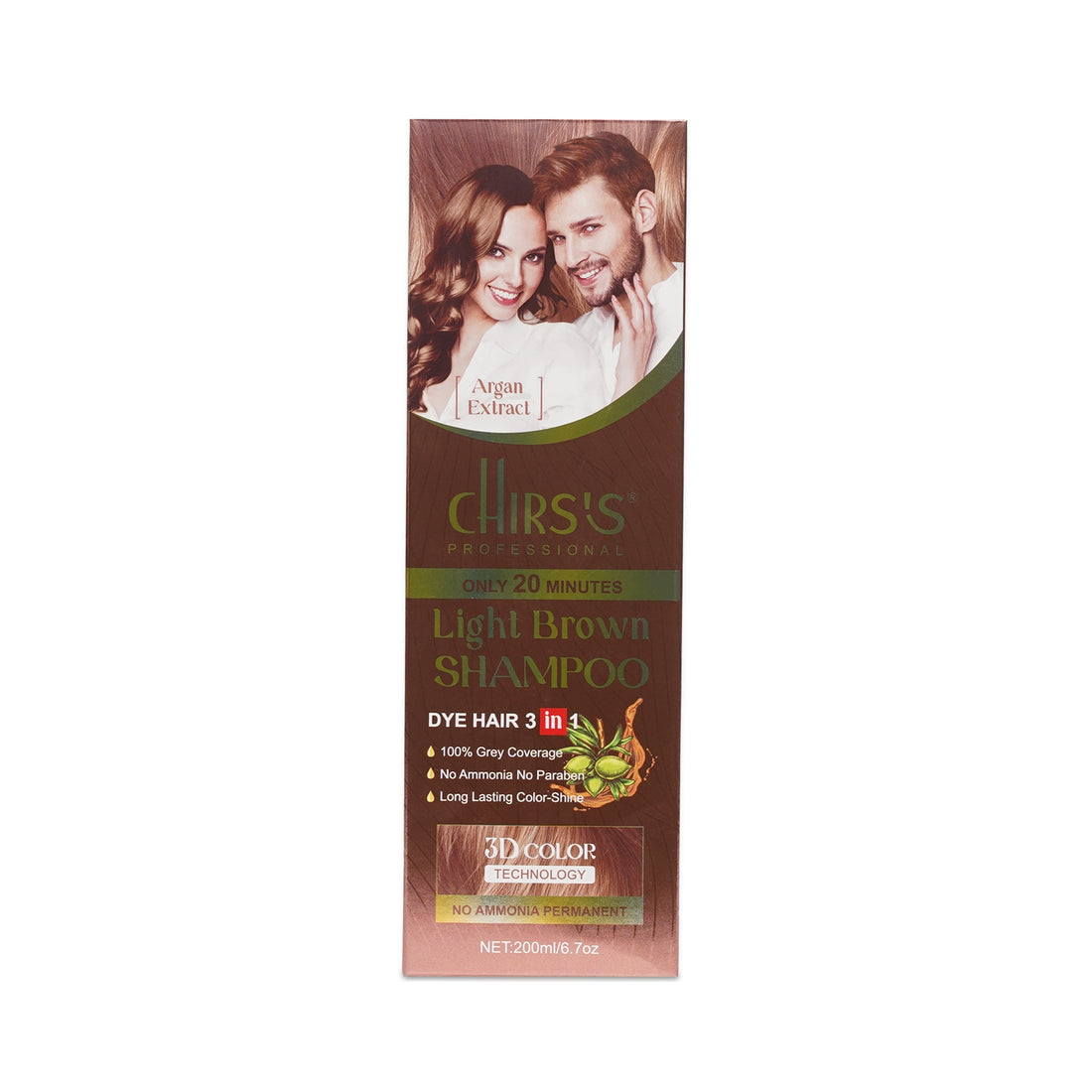 CHIRS'S LIGH BROWN SHAMPOO MEN/WOMEN