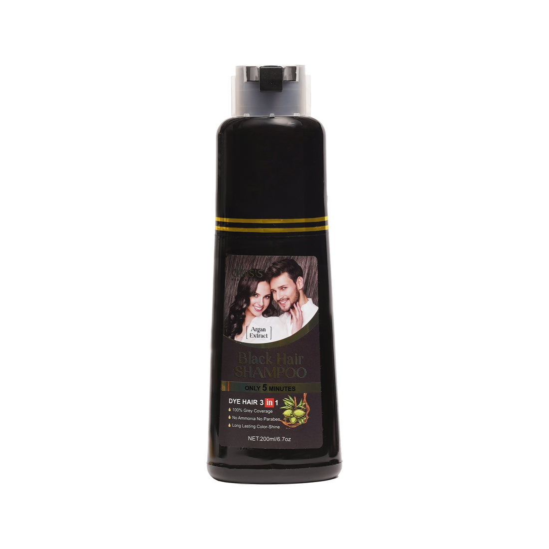 CHIRS'S BLACK HAIR SHAMPOO MEN/WOMEN 200 ML