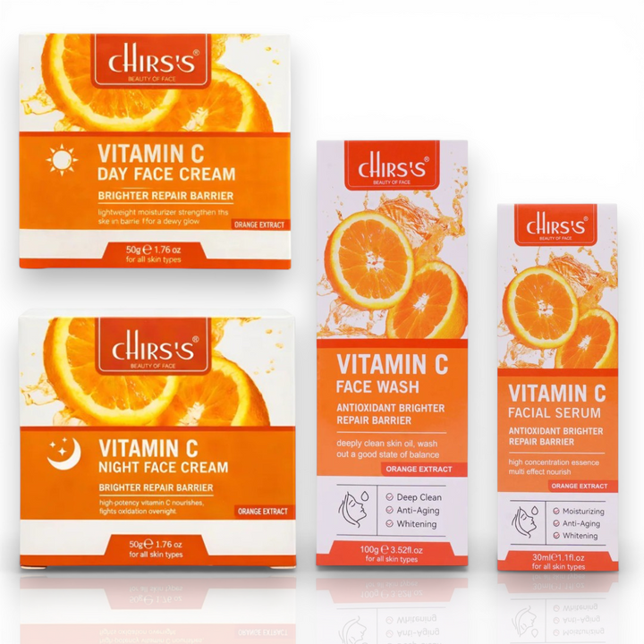 Chirs's Vitamin C 4-Piece Complete Skincare Bundle