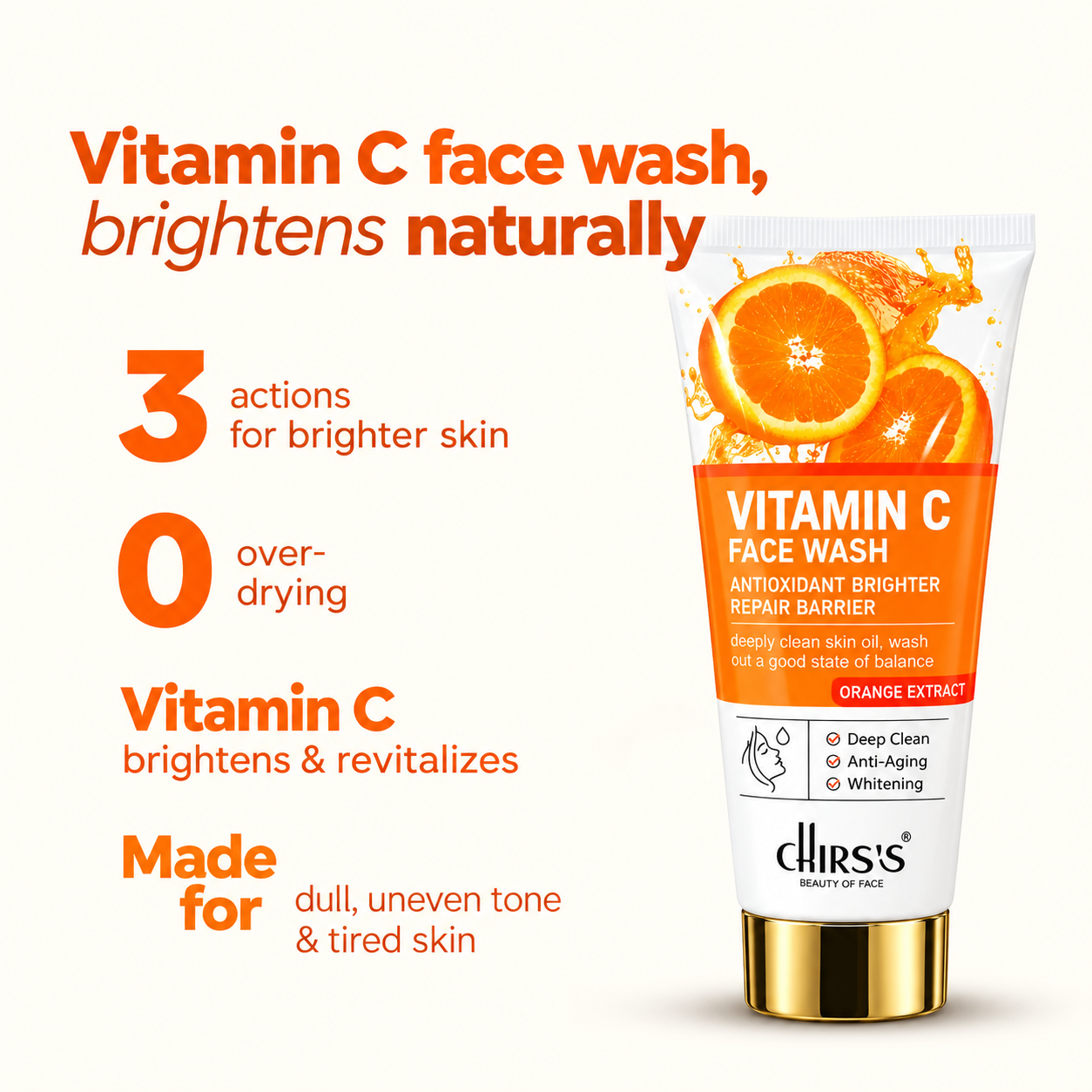 Vitamin C Brightening Face Wash – 100g