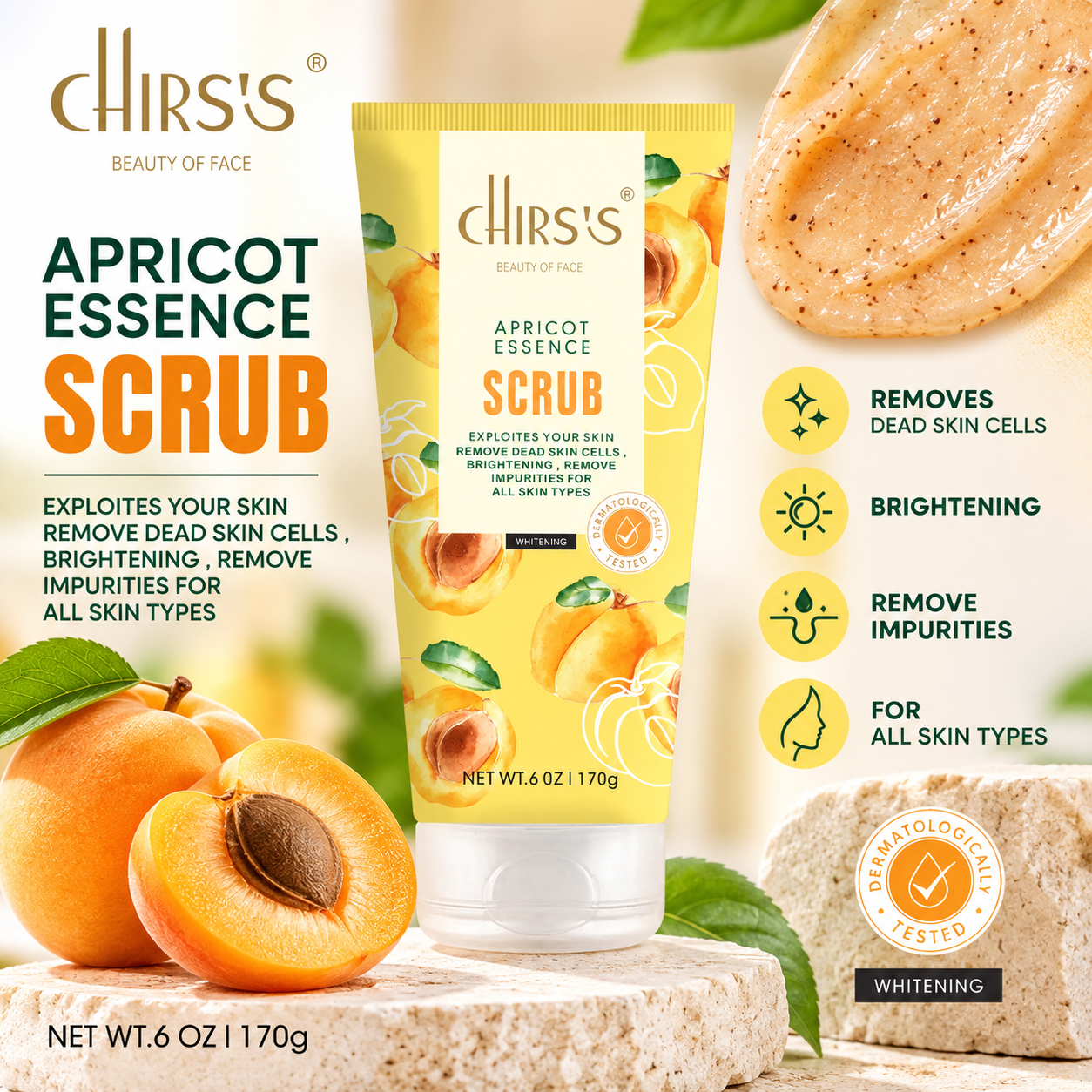 Apricot Essence Scrub – 170g