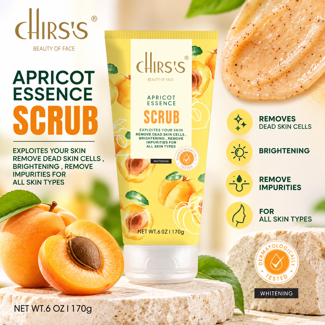 Apricot Essence Scrub – 170g