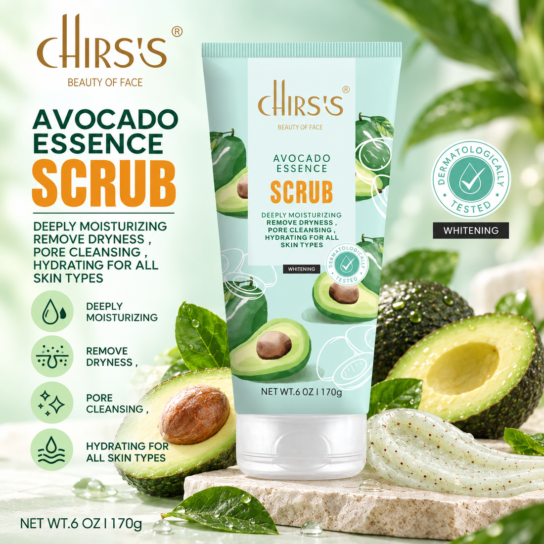 Scrub Avacado Essence 170g