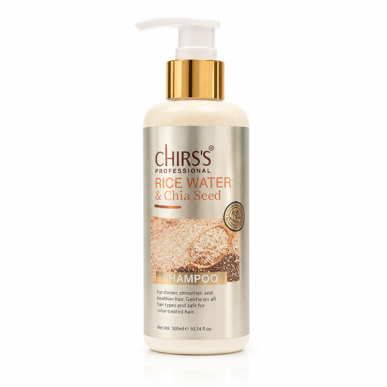 CHIRS'S Professional Rice Water and Chia Seed Shampoo bottle