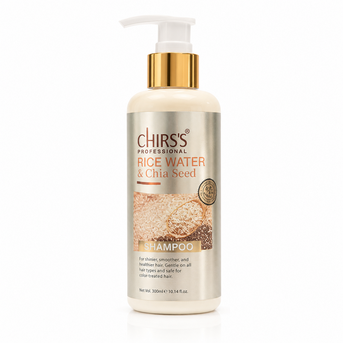 CHIRS'S Professional Rice Water and Chia Seed Shampoo bottle