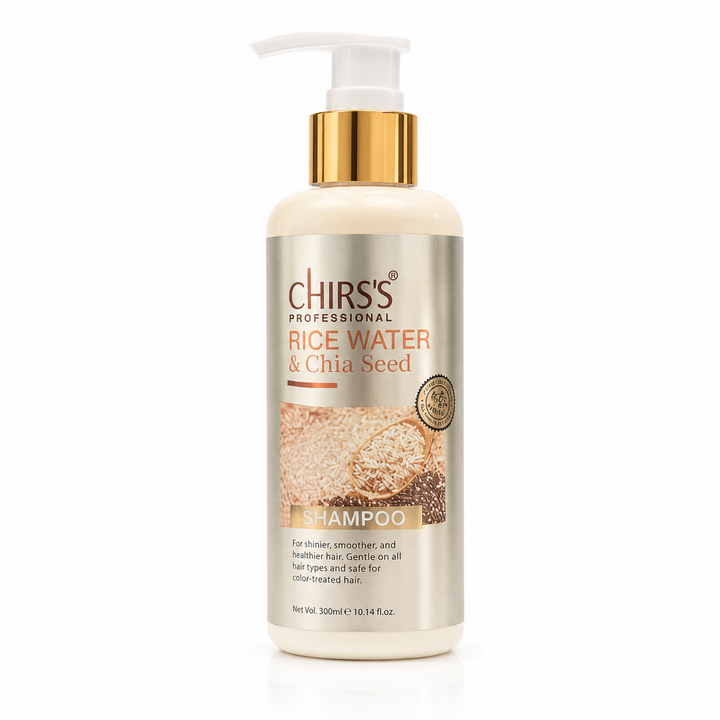 CHIRS'S Professional Rice Water and Chia Seed Shampoo bottle