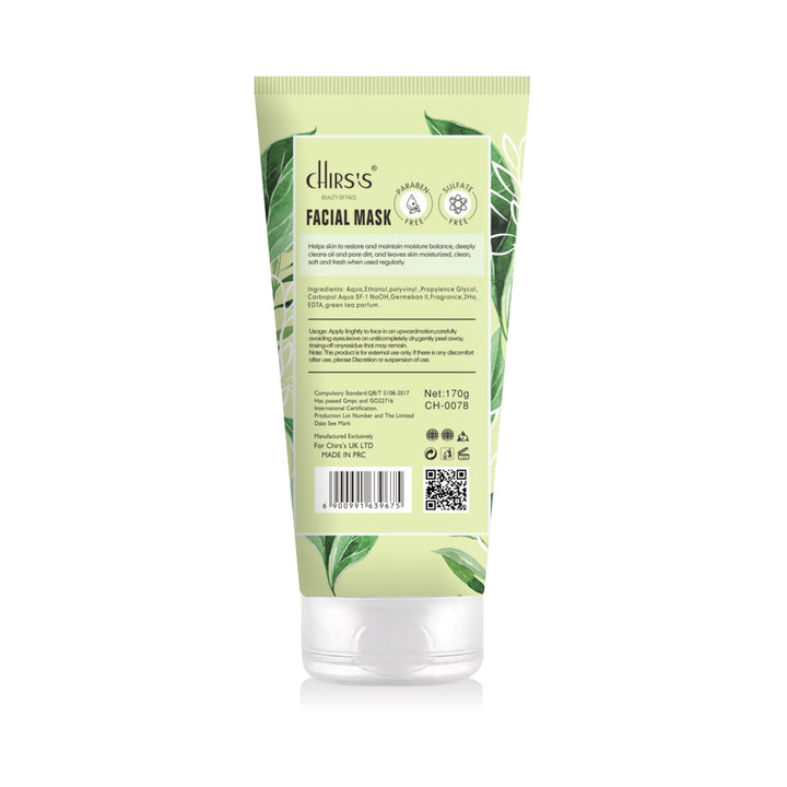 CHIRS'S FACIAL MASK GREEN TEA ESSENCE 170G