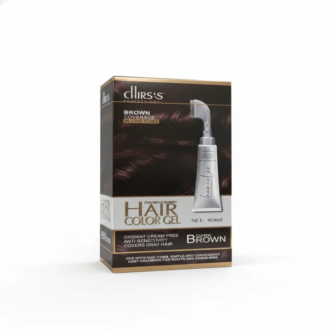 Chirs's Professional Hair Color Gel – 80ml