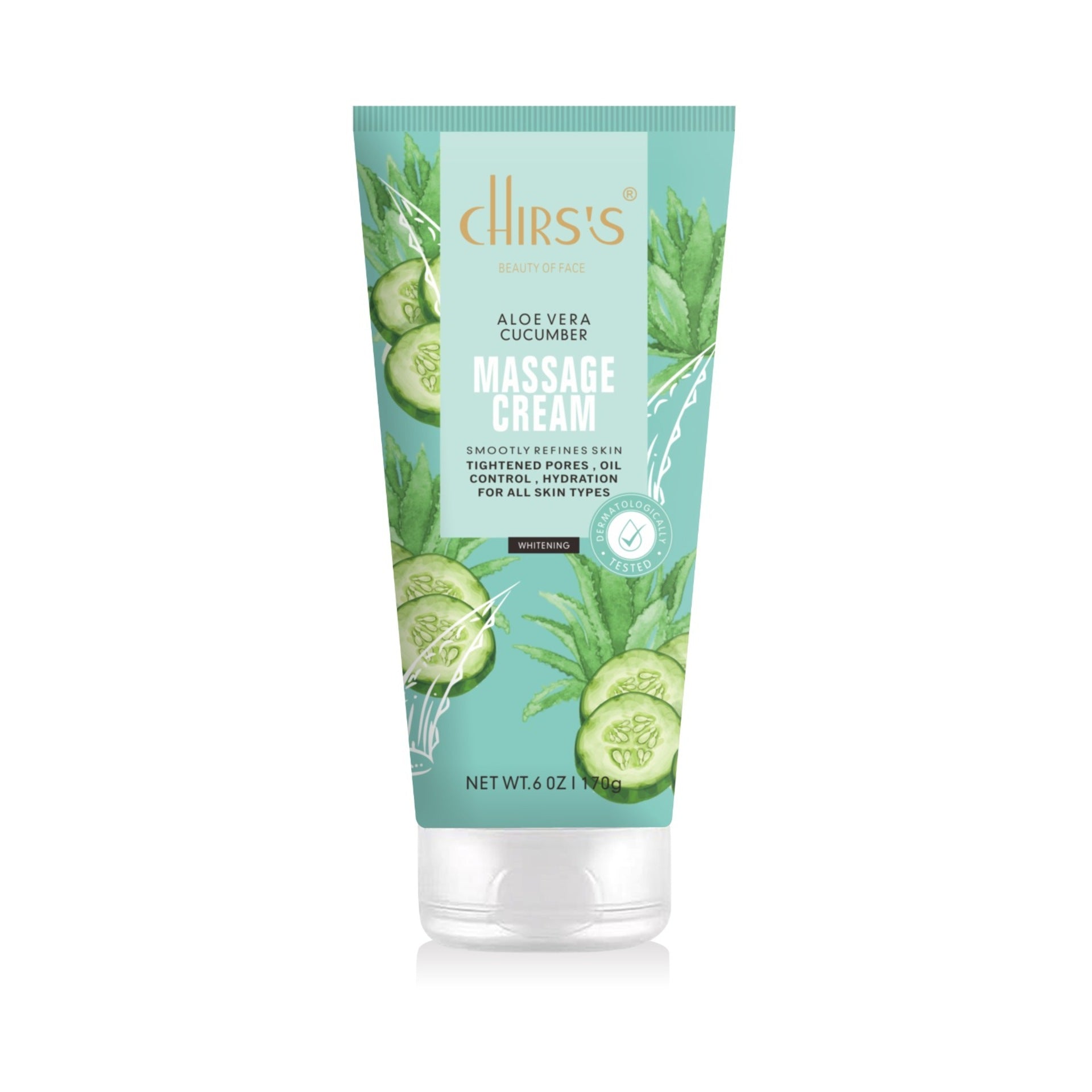 Chirs's Massage Cream Aloe Vera Cucumber 170G