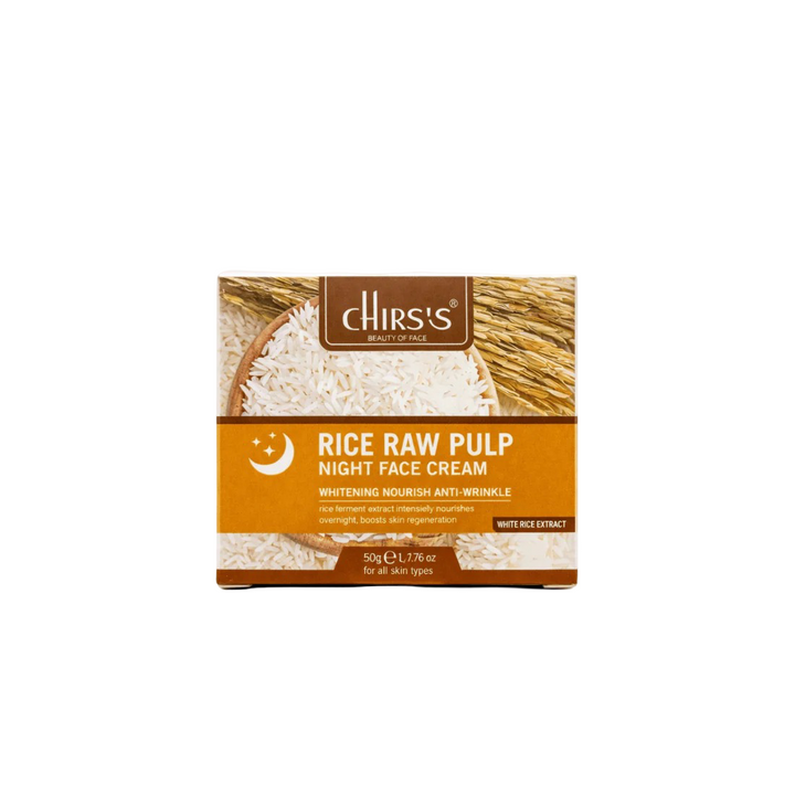 Chirs's Rice Raw Pulp Night Face Cream – 50g