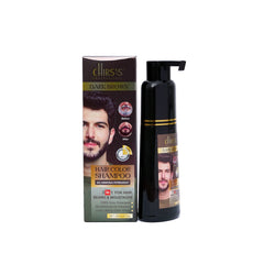 Chirs`s Professional Hair Color Shampoo With Argan Extract- 200ml - Dark Brown