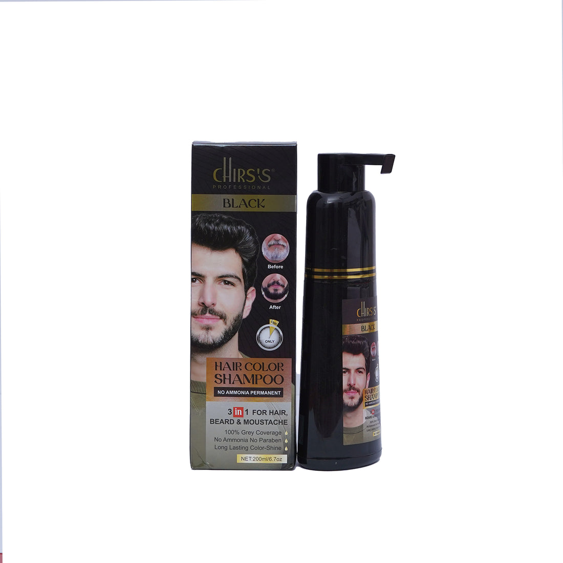 Chirs`s Professional Hair Color Shampoo With Argan Extract