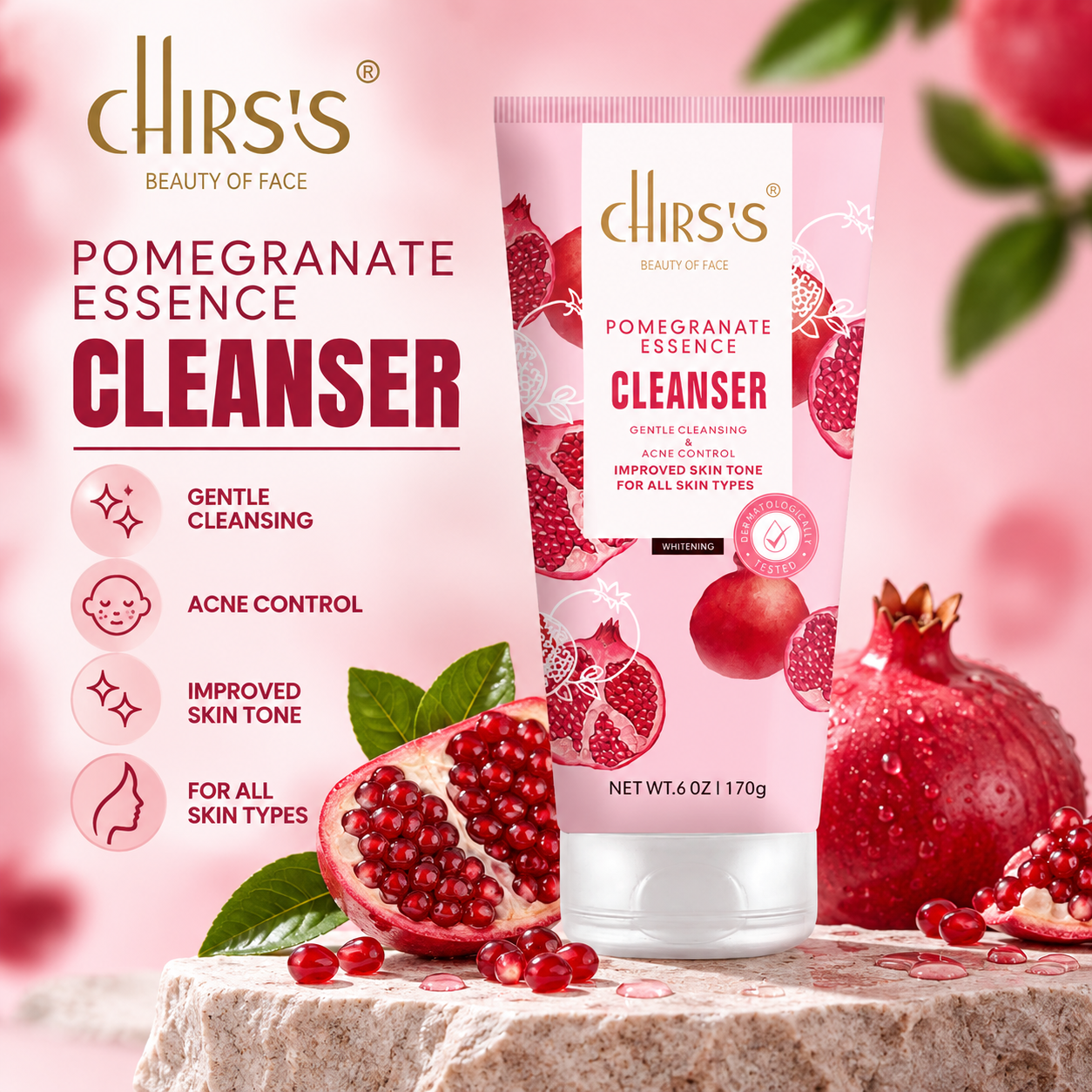 Cleanser Pomegranate Essence 170G