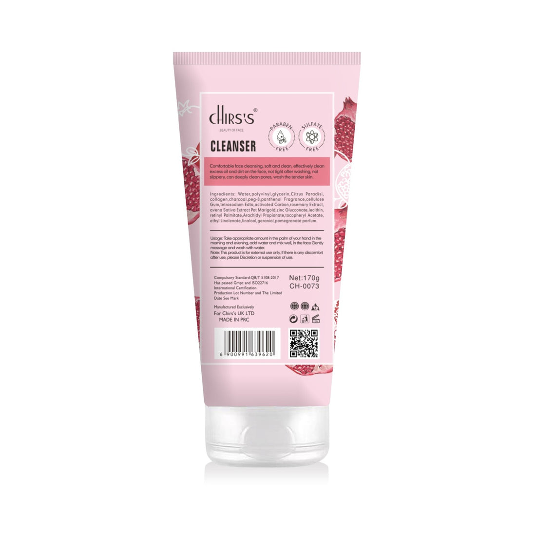 CHIRS'S CLEANSER POMEGRANATE ESSENCE 170G