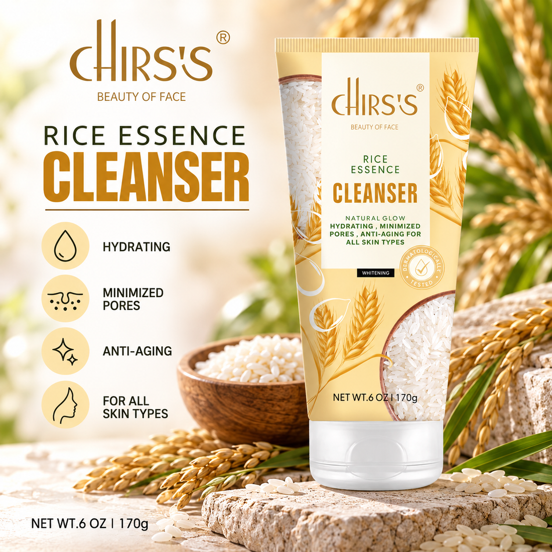 Cleanser Rice Essence 170g