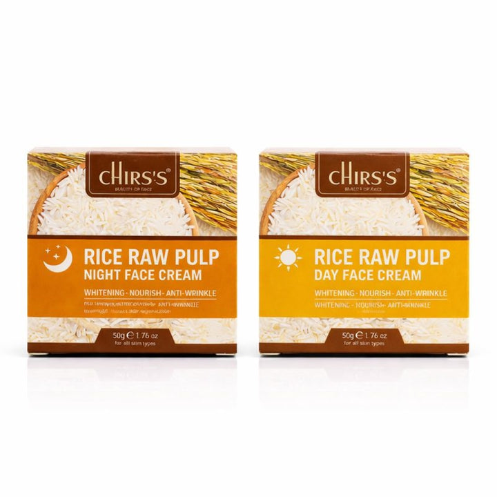 Chirs's Rice Raw Pulp Day & Night Face Cream Bundle