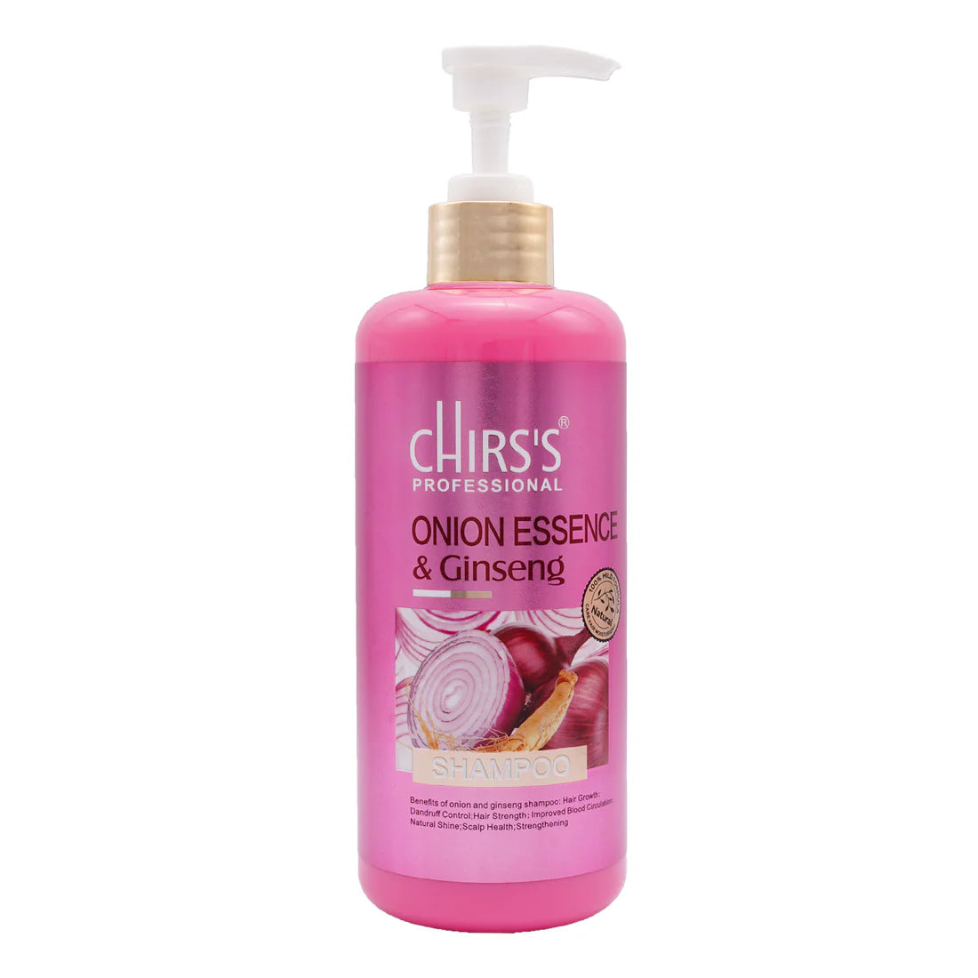 Chirs's Onion Essence & Ginseng Shampoo + Hair Serum Bundle (2 Pcs)