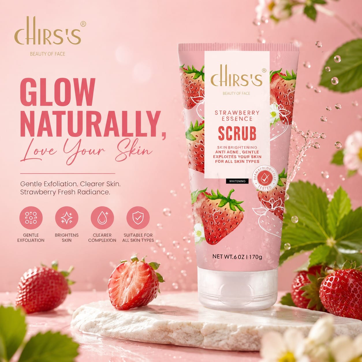 Scrub Strawberry Essence 170g
